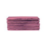 Foil Wrapper (Silver) - Pack of 100 Candy Bar Wrappers with Thick Paper Backing - Folds and Wraps Well - Best... N11