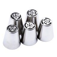 YOUKEE 12 PCS Russian Icing Piping Tips Stainless Steel Nozzles Home DIY Cupcake Pastry Cake Decorating Tips Tools...