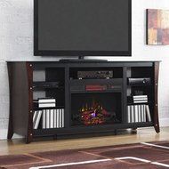 ClassicFlame Marlin Infrared Electric Fireplace Media Cabinet in Midnight Cherry - 26MM9689-NC72