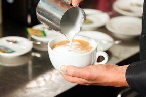 Tiger Chef Milk Frother, Espresso 18/8 Stainless Steel Frothing Pitcher, 12-Ounce, NSF Certified, (1) N4