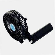 Fonxian Mini Portable Fan Rechargeable Battery Powered Small Table Fan with 3-level Speed (Orange) N3