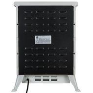 FIREBIRD 15" Tempered Glass Freestanding Portable 1500W Adjustable 5200BTU 2 Setting Electric Bedroom Fireplace N8