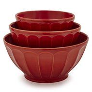 Sur La Table Stoneware Mixing Bowls 4806+4785+4772 , Set of 3