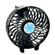 Fonxian Mini Portable Fan Rechargeable Battery Powered Small Table Fan with 3-level Speed (Orange) N4