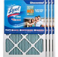 Lysol Triple Protection Furnace/AC Air Filter, 12" x 24" x 1", 2-Pack N76