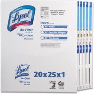 Lysol Triple Protection Furnace/AC Air Filter, 12" x 24" x 1", 2-Pack N80