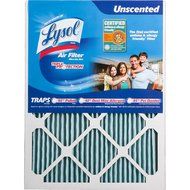 Lysol Triple Protection Furnace/AC Air Filter, 12" x 24" x 1", 2-Pack N82