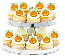 Pumpkin 24pk Edible Cupcake Decoration Topper Picks