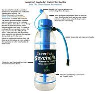 $averPak Single - Includes 1 Seychelle Advanced Replacement Filter for the 20oz Sports Bottle (Blue) N7