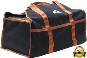 Northern Outback Firewood Carrier Log Tote - LUMBERJACK Edition - BEST Firewood Carrier 16oz Canvas Log Tote