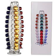 Spares2go Universal 40 Pod Disc Holder Rack For Coffee Machine Capsules/ Milk Cream Pods (40 Capsule Dispenser...