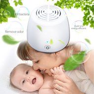 Masall White Mini Air Purifier Portable Ozone Generator Air Cleaner for Bedroom Refrigerator Toilet N5