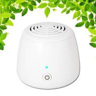 Masall White Mini Air Purifier Portable Ozone Generator Air Cleaner for Bedroom Refrigerator Toilet N6