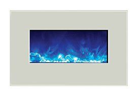 Amantii WM-BI-48-5823-WHTGLS Electric Fireplace N13