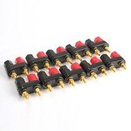 Angelduck 10pcs Terminal Binding Post Power Amplifier Dual 2-way Banana Plug Jack