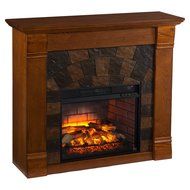 Southern Enterprises Elkmont Infrared Electric Fireplace