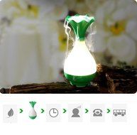 Ecosin Ultrasonic USB Aroma Humidifier Air Diffuser Purifier Lonizer Atomizer Home (Orange) N7