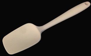 PHT Silicone Spatula Spoon Brush , 8", Set of 3 White N2
