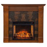 Southern Enterprises Elkmont Infrared Electric Fireplace N2
