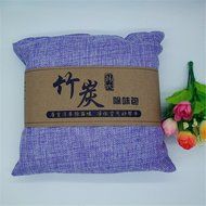 MEGOOD 20x20cm 500g Air Purifying Bag Moso Bamboo Charcoal Air Purifiers(Purple) N8