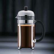 Bodum Chambord 3 cup French Press Coffee Maker, 12 oz., Chrome N4