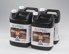 Eco-feu Ecolo-fire Ventless Fireplace Bioethanol Fuel - Single Gallon Bottle