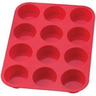 12 Cup Silicone Muffin and Cupcake Baking Pan (Set of 2)