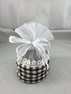 SumDirect 20Pcs 3&quot;x5.9&quot; Organza Cotton Lace Ribbon Drawstring Bamboo Charcoal Yarn Bag/ Air Purification Bag/Lattice... N5