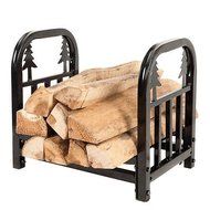 18-Inch Indoor/Outdoor Heavy Duty Steel Firewood Racks Fireplace Log Holder N3
