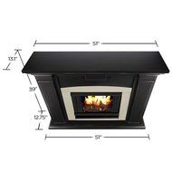 Real Flame Adelaide Ventless Gel Fireplace N6