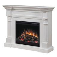 Dimplex Winston Mantel Electric Fireplace in White