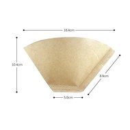 Coffee Paper Filters Yummy Sam&reg; Natural Paper Filters Kitchen Craft Unbleached for 1-4 Cup Moka Pot Keurig Home... N3