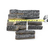 8 Piece Wood-like Ceramic Log Set N2