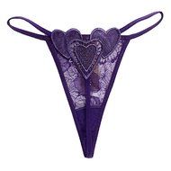 Underpants ，Beautyvan Comfortable Womens White Love panty G string thong underwear (Red)
