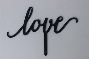 Meijiafei Personalized Cursive Love Wedding Anniversary Acrylic Cake Topper