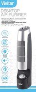 Vivitar Quiet Desktop Air Purifier and Ionizer N4