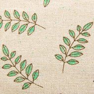 10 x Linen Jute Cloth Sack Jewelry Pouch Drawstring Gift Bags (Leaf Pattern) N3