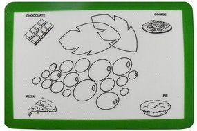 Homankit Silicone Baking Mat - 11 5/8" x 16 1/2" Non Stick Silicon Liner for Bake Pans &amp; Rolling - Unique Design...