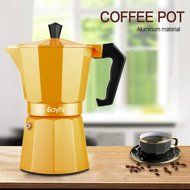 Espresso Maker, HOOHI 240 ML Aluminum Moka Express Stovetop Espresso Maker Pot Coffee Machine + 1 Coffee Scoop...