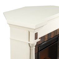 Carrington Faux Slate Convertible Electric Fireplace - Ivor N4