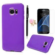Badalink Galaxy S7 Case Candy Color Soft TPU Rubber Skin Bumper Case Shockproof Flexible Easy Grip Slip Rrsistant... N75