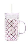 Eco one Mason Jar with seal Lid, 20-Ounce, Metallic Silver
