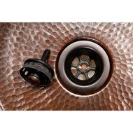 Premier Copper Products D-133ORB 2-Inch Bar Basket Strainer Drain, Oil Rubbed Bronze N2