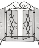 Deco 79 Metal Fire Screen, 60 by 40-Inch N2