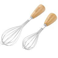 Chefaith 2-Pcs Stainless Steel Balloon Whisk, 9" &amp; 7" [Wooden Handle for Nice Grip] - Premium Quality Kitchen... N2