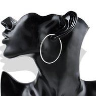 Fashion Women Silver Plated Hoop Dangle Earring Studs Jewelry N3