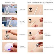 JOMO TECH USB Humidifier Ultrasonic 7 Color Changing LED Lamps 400ml Mini Humidifiers Desktop Night Lights N5