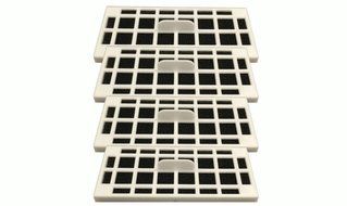 4 GE Fridge Odor Air Filters For Cafe Series Fits CFE28TSHSS, CYE22TSHSS, CZS25TSESS &amp; CNS23SSHSS by LifeSupplyUSA