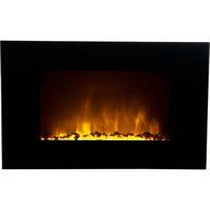 Warm House OWF-10303 Oslo Wall-Mounted LED Fireplace with Color-Changing Flame Effect N5
