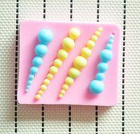 2014 HOT Beautiful Pearls Silicone Mold,fondant Cake Decorating Tools,silicone Soap Mold,silicone Cake Mold (1piece) N4
